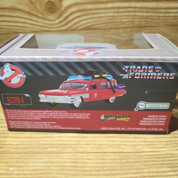 Ecto-1 Jada Toys Transformers X Ghostbusters colab 1:32 diecast car (NEW) - Picture 3 of 4